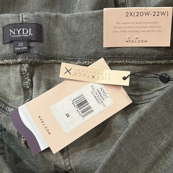 NYDJ Jeans Tummy Control No Gap Pull On Waistband Slim Bootcut Plus Size 2X NWT - Picture 11 of 11